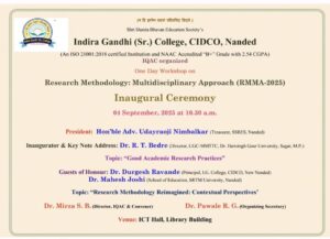 Workshop on Research Methodology
